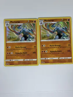 (2) Pokemon TCG Machamp Holo Rare 26/73 Champions Path - Image 1
