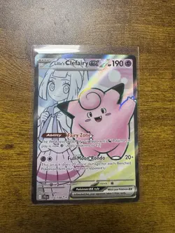 Pokemon TCG Lillie's Clefairy EX Journey Together 173/159 Single Card - Image 1