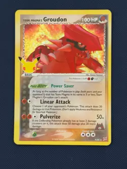 Team Magma's Groudon 9/95 Celebrations: Classic Collection Pokemon NM - Image 1