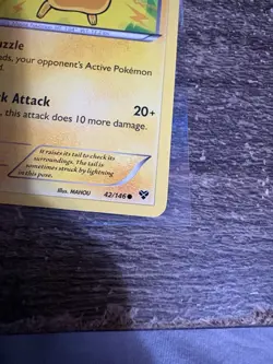 Pokemon Pikachu TCG XY Card 42/146 Regular Common Near Mint - Image 4