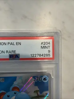 Marill 204/193 Paldea Evolved Illustration Rare Pokemon Card PSA 9 MINT - Image 2