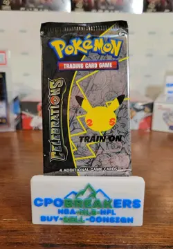 Pokemon Celebrations 25th Anniversary 1 Booster Packs Charizard Pack New 25 4 🔥 - Image 1