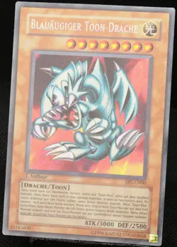 Yu-Gi-Oh! Blauaugiger Toon-Drache SRL-G000 1.Edition Secret Rare [EX] | DE 2002 - Image 3
