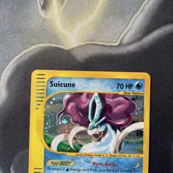 Pokemon Card Suicune H25/H32 Aquapolis Vintage Holo Rare 2002 NM/MINT Swirl - Image 2