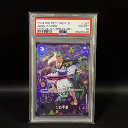 PSA 10 ZORO-JUUROU SP OP05-067 R ONE PIECE Card Emperors in the New World OP09 - Image 1