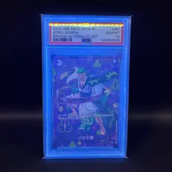 PSA 10 ZORO-JUUROU SP OP05-067 R ONE PIECE Card Emperors in the New World OP09 - Image 3