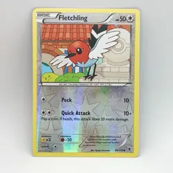 Fletchling 89/119 - Reverse Holo - Phantom Forces - Pokemon Card - NM - Image 1