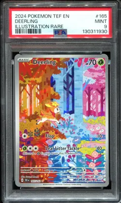 Deerling 165/162 PSA 9 Temporal Forces Pokemon Card - Image 1