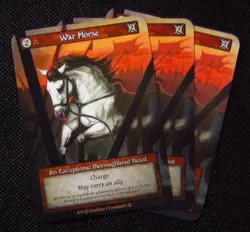 Sorcery Contested Realm Arthurian Legends WAR HORSE X 3 Exceptional Fire - Image 1