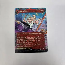 MTG Gwen Stacy/Ghost-Spider (0209) (Borderless) MTG Free Shipping - Image 1