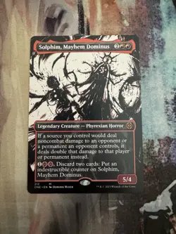 Solphim Mayhem Dominus 312 ONE MTG NM/Mint Showcase Mythic Phyrexia - Image 1