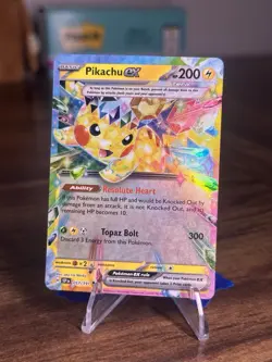 Pikachu ex 057/191 Sv08: Surging Sparks Double Rare Holo Pokemon TCG NM- - Image 1
