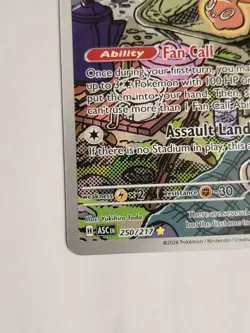 Ascended Heroes Fan Rotom 250/217 Illustration Rare IR Full Art Pokemon Card NM - Image 5