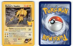 ROCKET'S ZAPDOS 15/132 HOLO CELEBRATIONS: CLASSIC COLLECTION POKEMON MP - Image 1