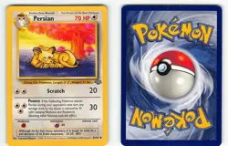 PERSIAN 42/64 UNCOMMON JUNGLE POKEMON UNLIMITED MP - Image 1