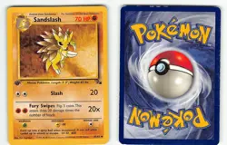 SANDSLASH 41/62 UNCOMMON FOSSIL POKEMON HP - Image 1