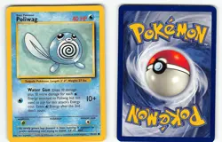 POLIWAG 59/102 COMMON BASE SET UNLIMITED POKEMON LP - Image 1