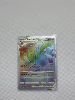 Pokemon Charizard VSTAR 174/172 Rainbow Secret Rare Brilliant Stars NM - Image 1