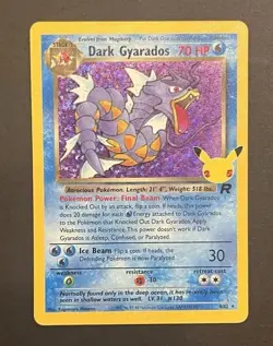 Pokemon Dark Gyarados 8/82 Celebrations Classic Collection Holo Card - Image 1