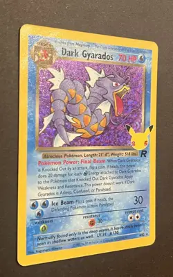 Pokemon Dark Gyarados 8/82 Celebrations Classic Collection Holo Card - Image 3