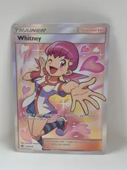 Pokemon TCG Whitney 214 SM Lost Thunder Full Art Trainer NM - Image 1