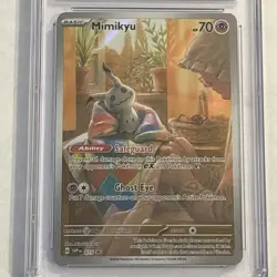 CGC 10 GEM MINT Mimikyu 075 Scarlet & Violet Black Star Promo Pokemon TCG Card - Image 4