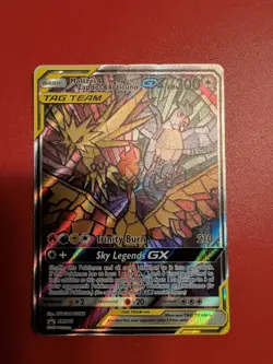 Pokemon TCG Moltres Zapdos Articuno GX SM210 Hidden Fate Promo - Image 1