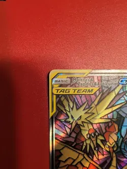 Pokemon TCG Moltres Zapdos Articuno GX SM210 Hidden Fate Promo - Image 2