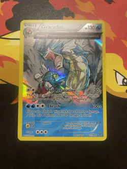 Pokemon Gyarados Full Art Holo Card 21/98 XY Ancient Origins 2015 NM TCG - Image 1