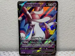 Pokemon Card Dark Sylveon V SWSH134 Oversized JUMBO Black Star Promo NEAR MINT - Image 1