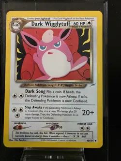 Pokemon TCG Dark Wigglytuff 2002 Neo Destiny 40/105 NM - Image 1