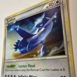 Pokemon Latios HGSS11 HGSS Cosmos Holo Promo Basic 90 HP Dragon Card 2010 - Image 2