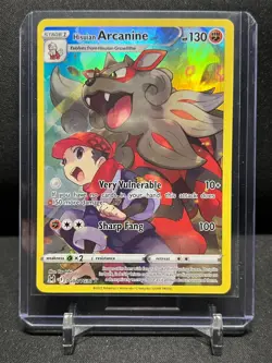 Hisuian Arcanine TG08/TG30 Trainer Gallery Holo Rare Pokemon 2022 Lost Origin NM - Image 1