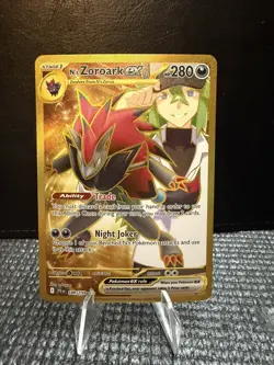 N's Zoroark ex 189/159 Holo Hyper Rare Journey Together 2025 Pokemon - Image 1