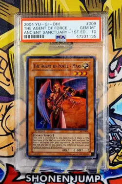 Yu-Gi-Oh! AGENT OF FORCE MARS 1st Ed Ancient Sanctuary AST-009 PSA 10 Super GEM - Image 1