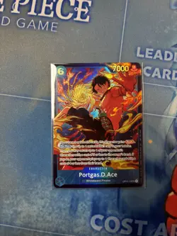 One Piece TCG OP13-119 Portgas.D.Ace Store Treasure Cup Winner Promo Sealed - Image 1