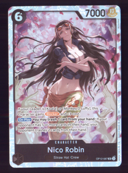 Nico Robin OP12-087 SR Legacy of the Master Holo Foil One Piece TCG - Image 1