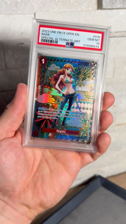 One Piece 2023 Nami SP OP01-016 OP05 Special Alternate Art Card PSA 10! - Image 2
