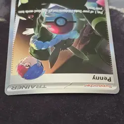 NM Penny 239/091 Special Illustration Rare Paldean Fates Pokemon Card - Image 4