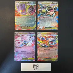 Pokemon TCG - Mega EX 4-Card Lot - Holo Ultra Rare - NM - Image 1