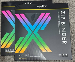 Vault X 12 Pocket Exo Tec Zip Card Binder ME1 First Edition Pokemon New - Image 1