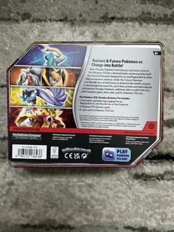 Pokemon Raging Bolt ex Tin Trading Card Games Paradox Destinies New Sealed - Image 2