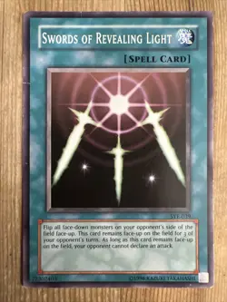 YGO Card - Swords of Revealing Light - Common - SYE-039 - DMG - Image 1