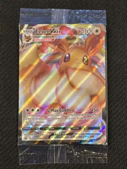 FACTORY SEALED!!! Eevee VMAX SWSH087 SWSH: Sword & Shield Holo Promo Rare Card - Image 1