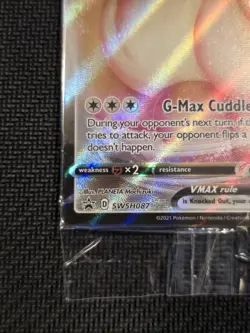 FACTORY SEALED!!! Eevee VMAX SWSH087 SWSH: Sword & Shield Holo Promo Rare Card - Image 5