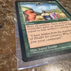 MTG Seeds of Innocence LP Light Play Mirage - Image 2