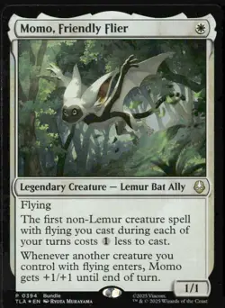 MTG UMP Momo, Friendly Flier Foil NM - Image 1