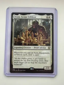 Sram, Senior Edificer NON-FOIL Commander Legends #384 NM - MTG ENG - Image 1