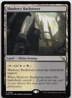 Shadowy Backstreet (268) Murders at Karlov Manor NM - MTG - Image 1