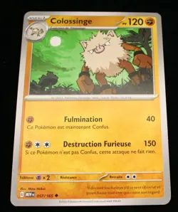 JCC carte pokemon colossinge 057/165 MEW FR 2023 - Image 1